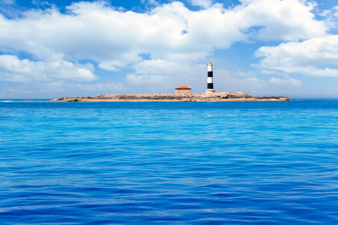 'Formentera Freus faro en Pou lighthouse Porcs island de los puercos' - Formentera
